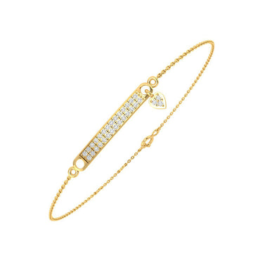 Heart Drop Band Bracelet