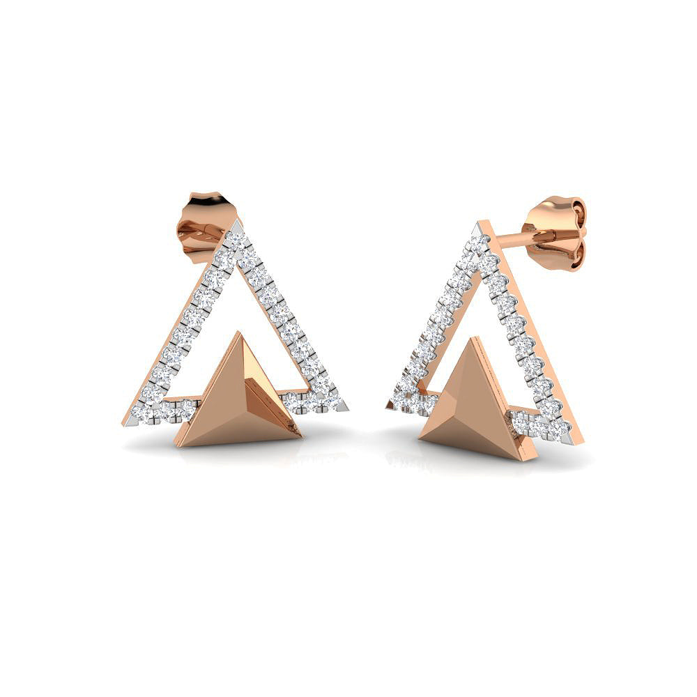 Nested Triangle Earrings