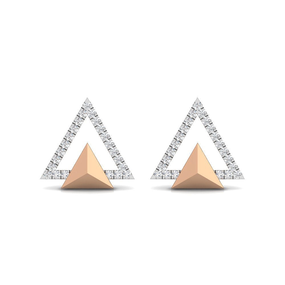 Nested Triangle Earrings