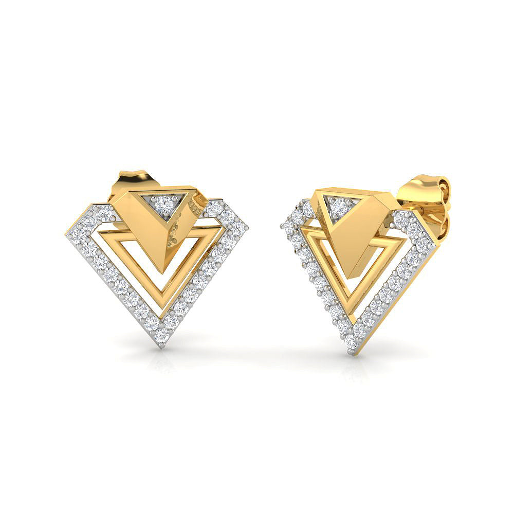 Trio Triange Earrings