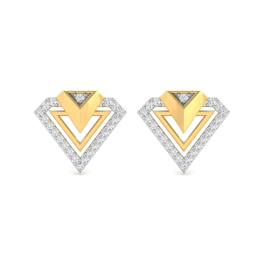 Trio Triange Earrings