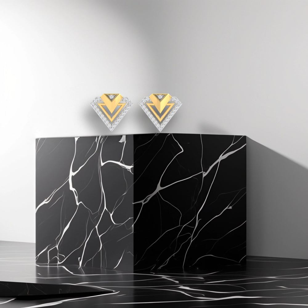 Trio Triange Earrings