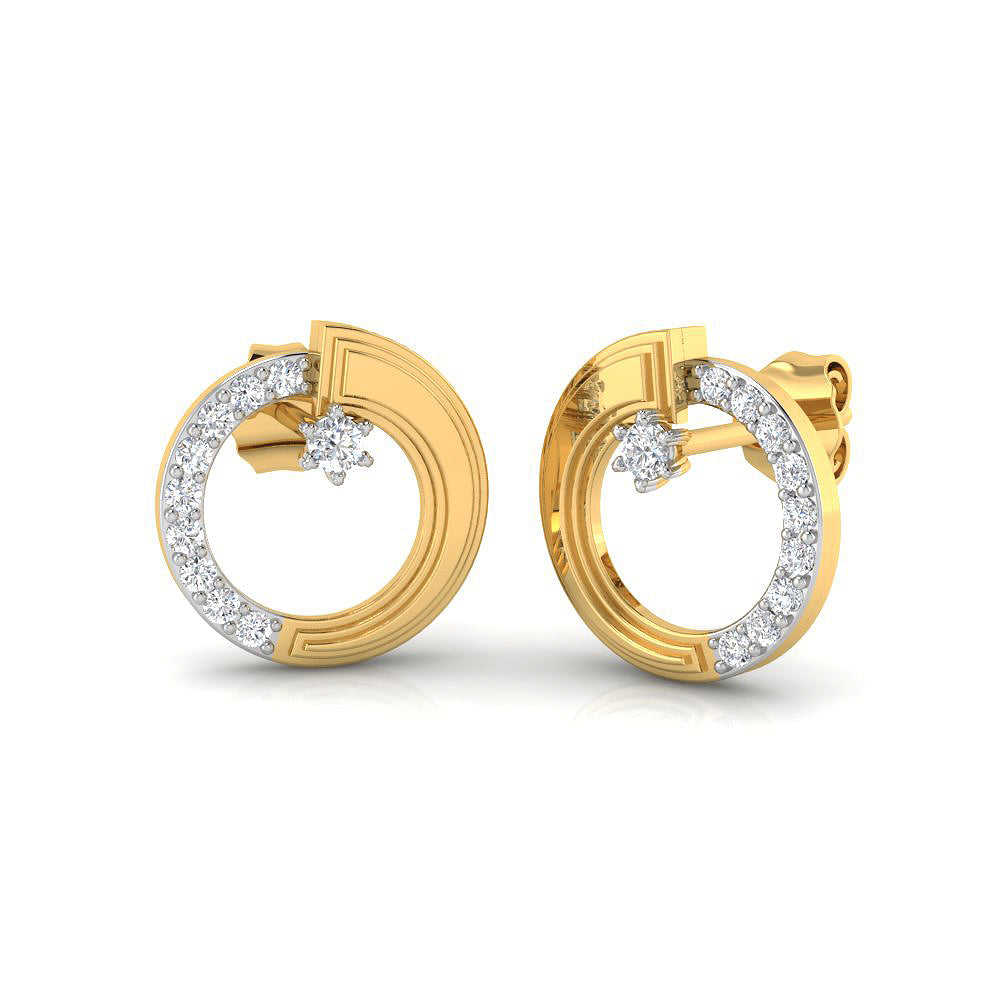 Crescent Crown Earrings