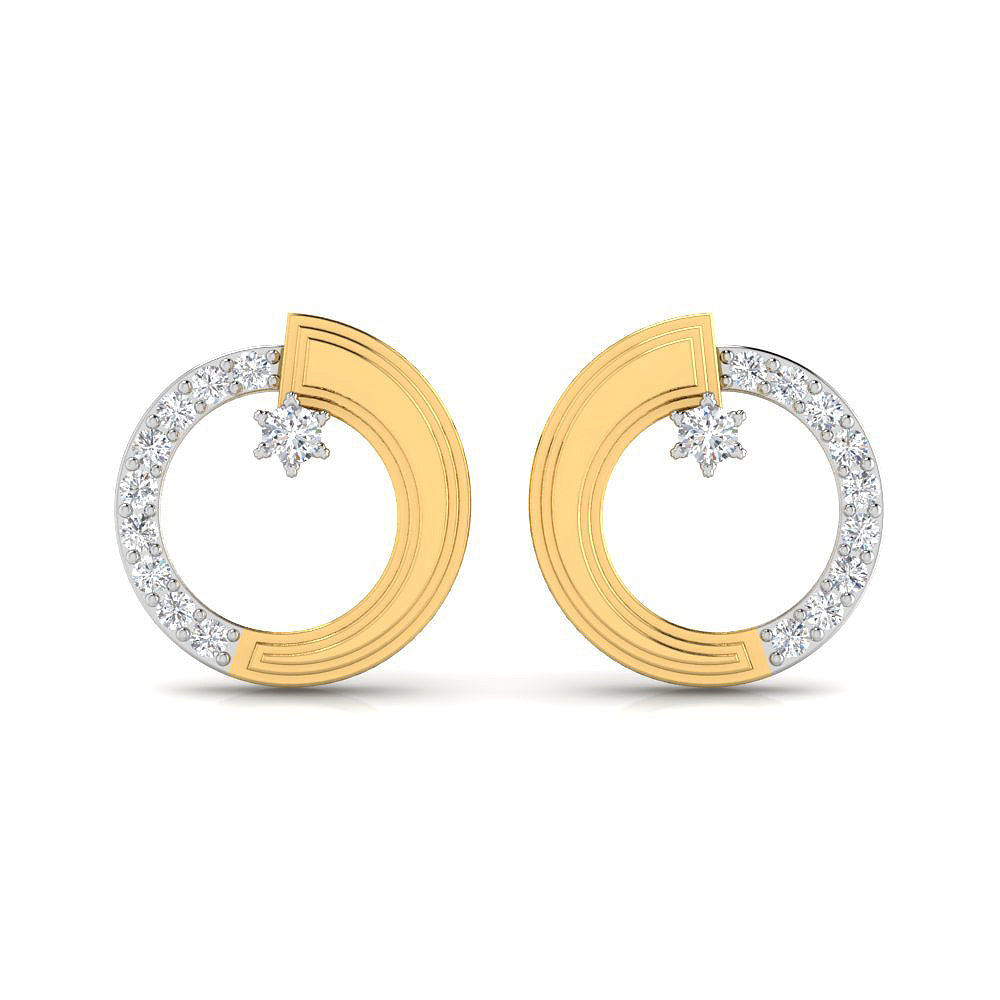 Crescent Crown Earrings