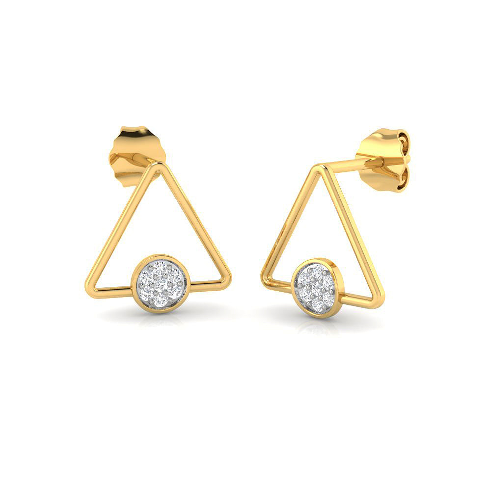 Triangle Spot Earrings