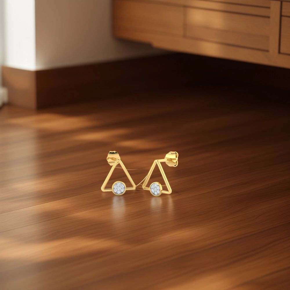 Triangle Spot Earrings