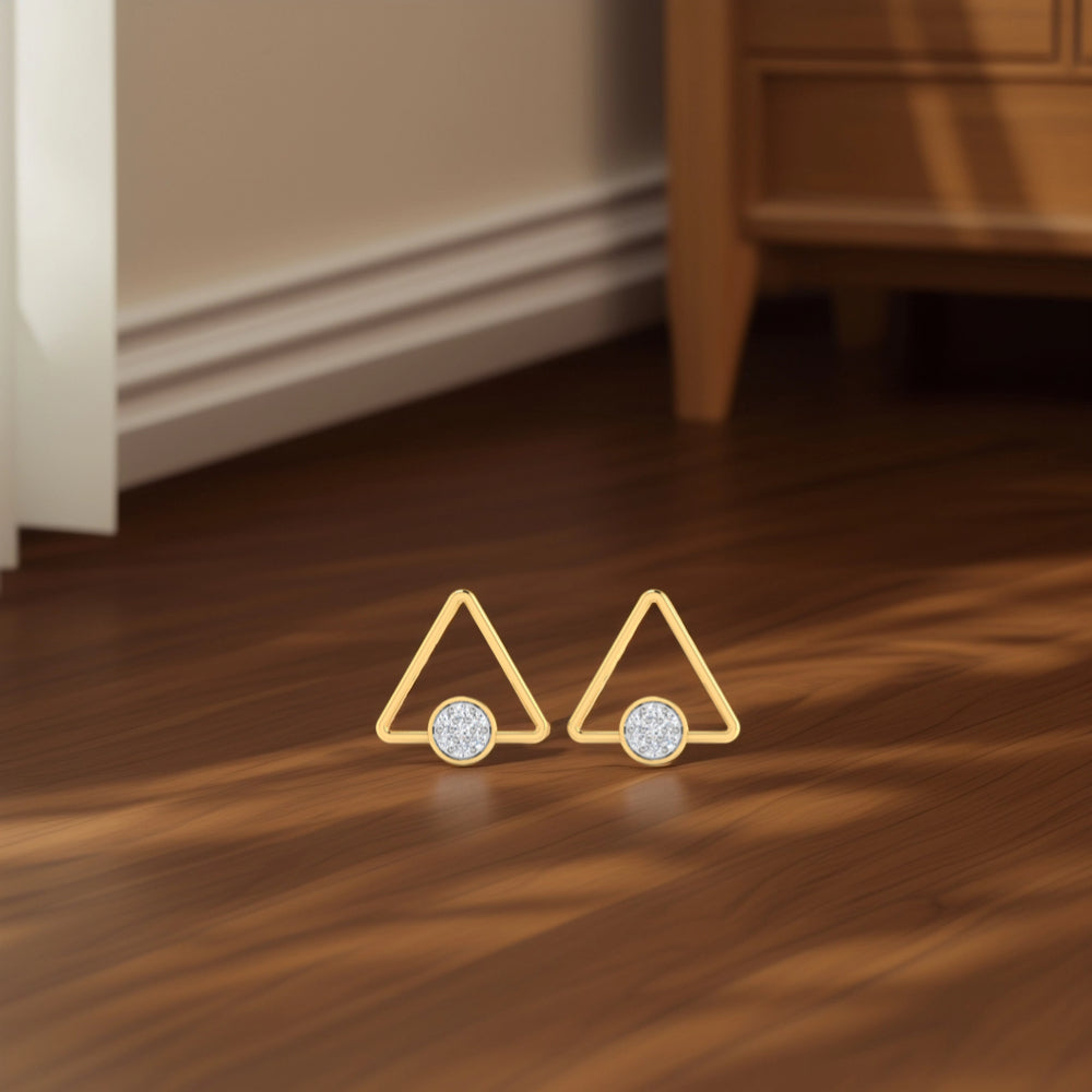Triangle Spot Earrings