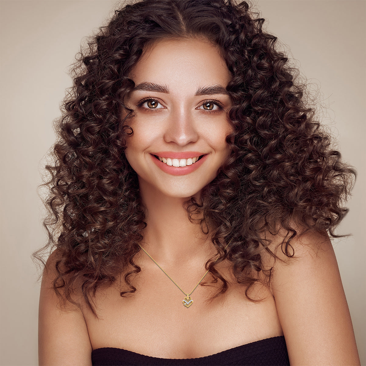 Ascending Hearts Diamond Necklace