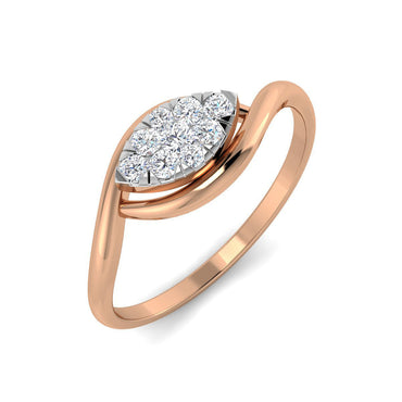 Oval Top Diamond Ring