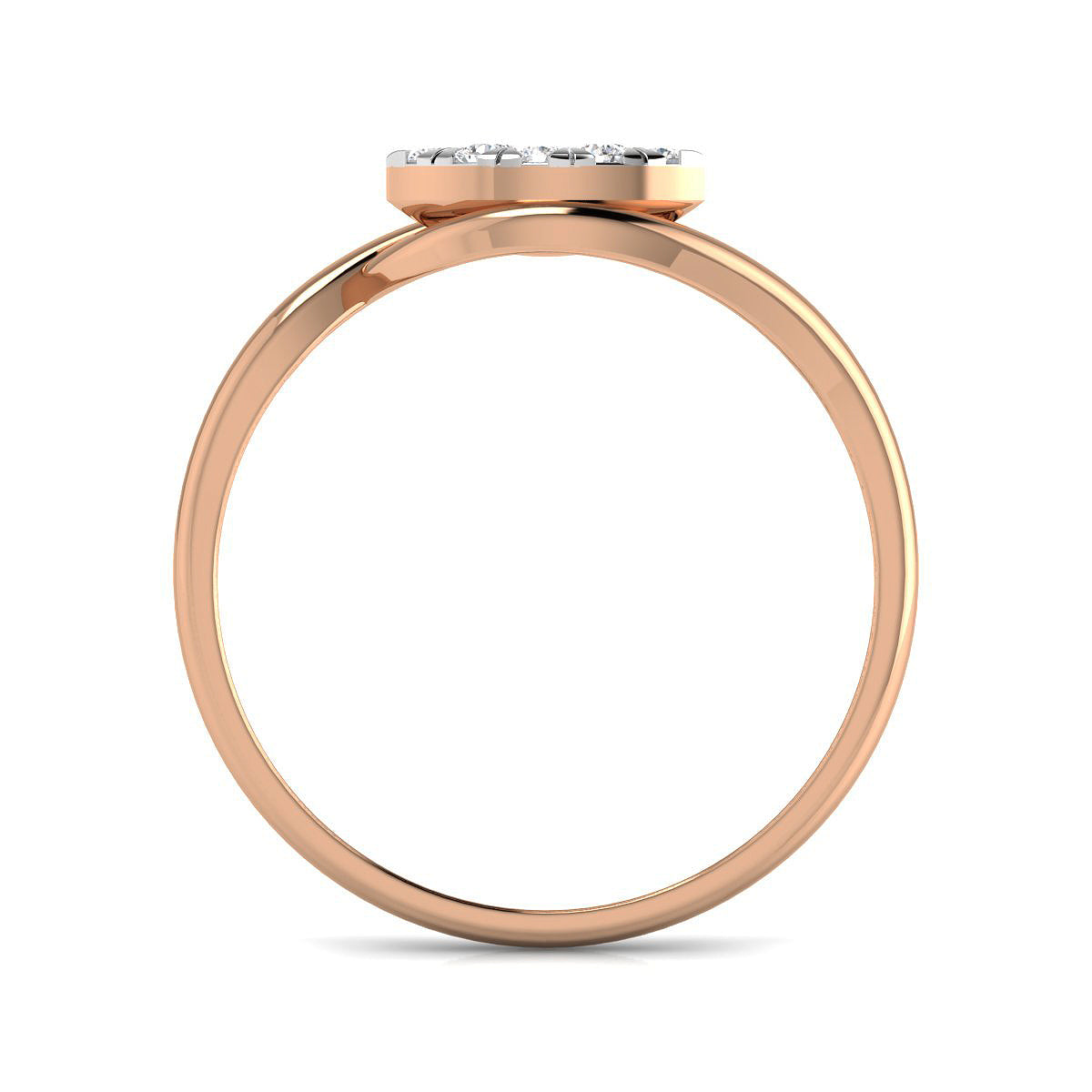 Oval Top Diamond Ring