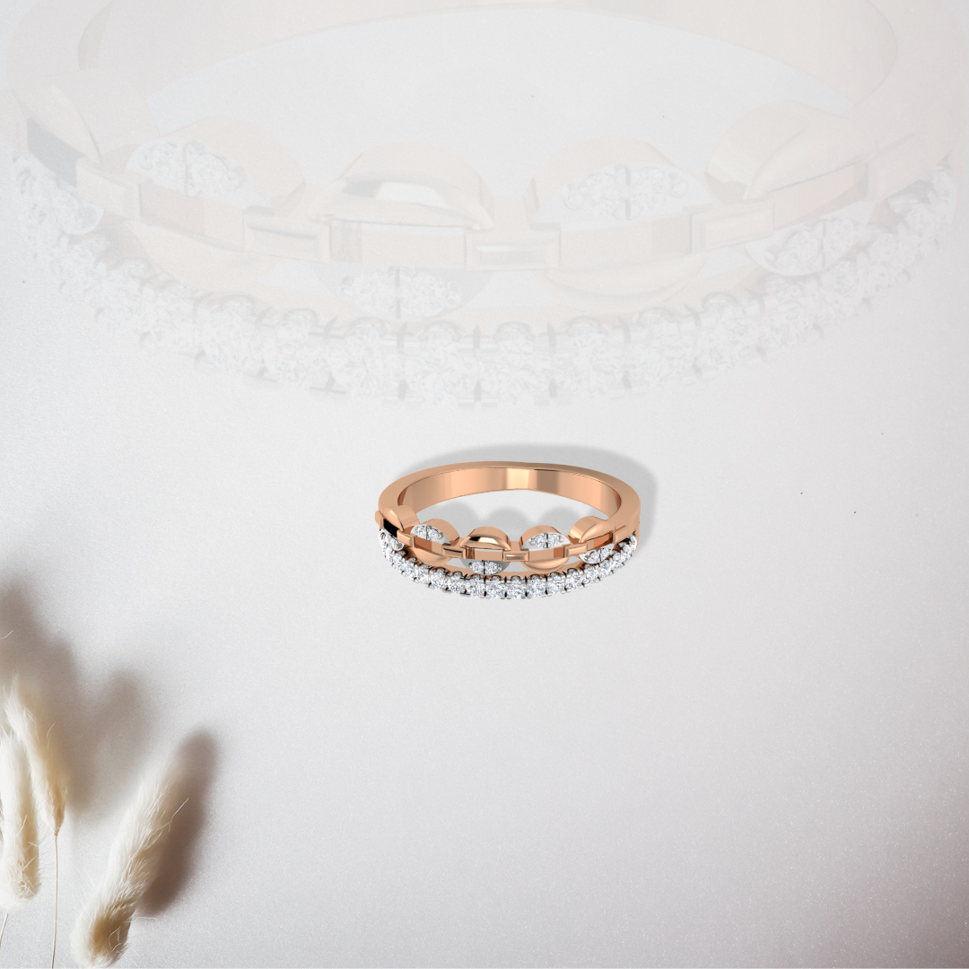 Stylish Double Band Ring