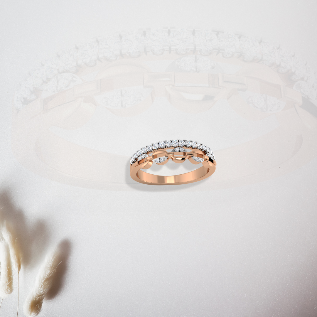 Stylish Double Band Ring