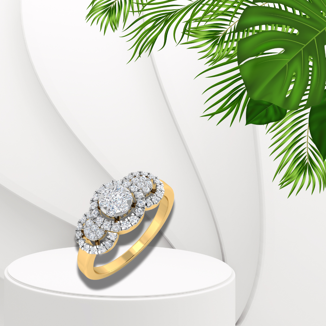 Halo Diamond Ring