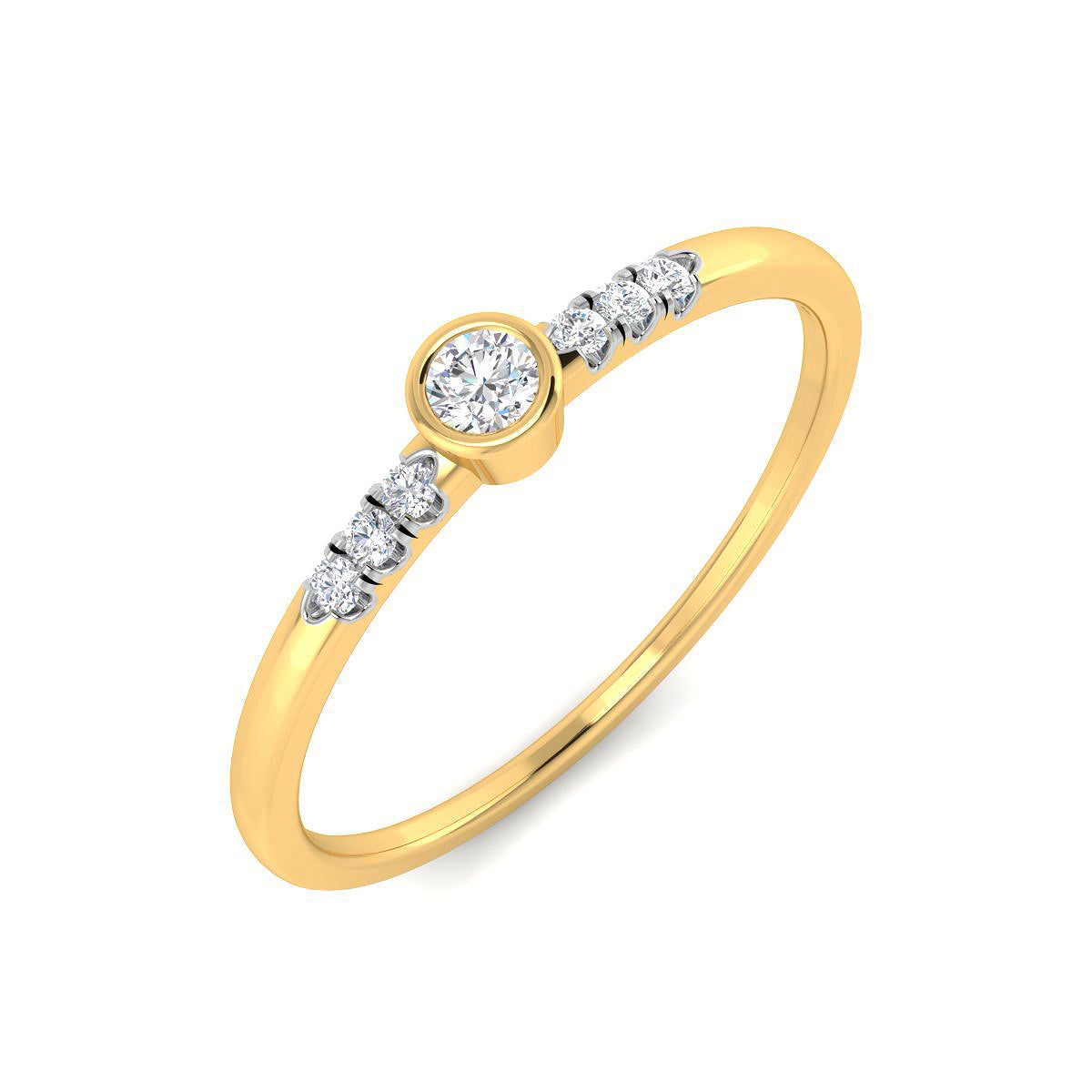 Bezel Solitaire Ring