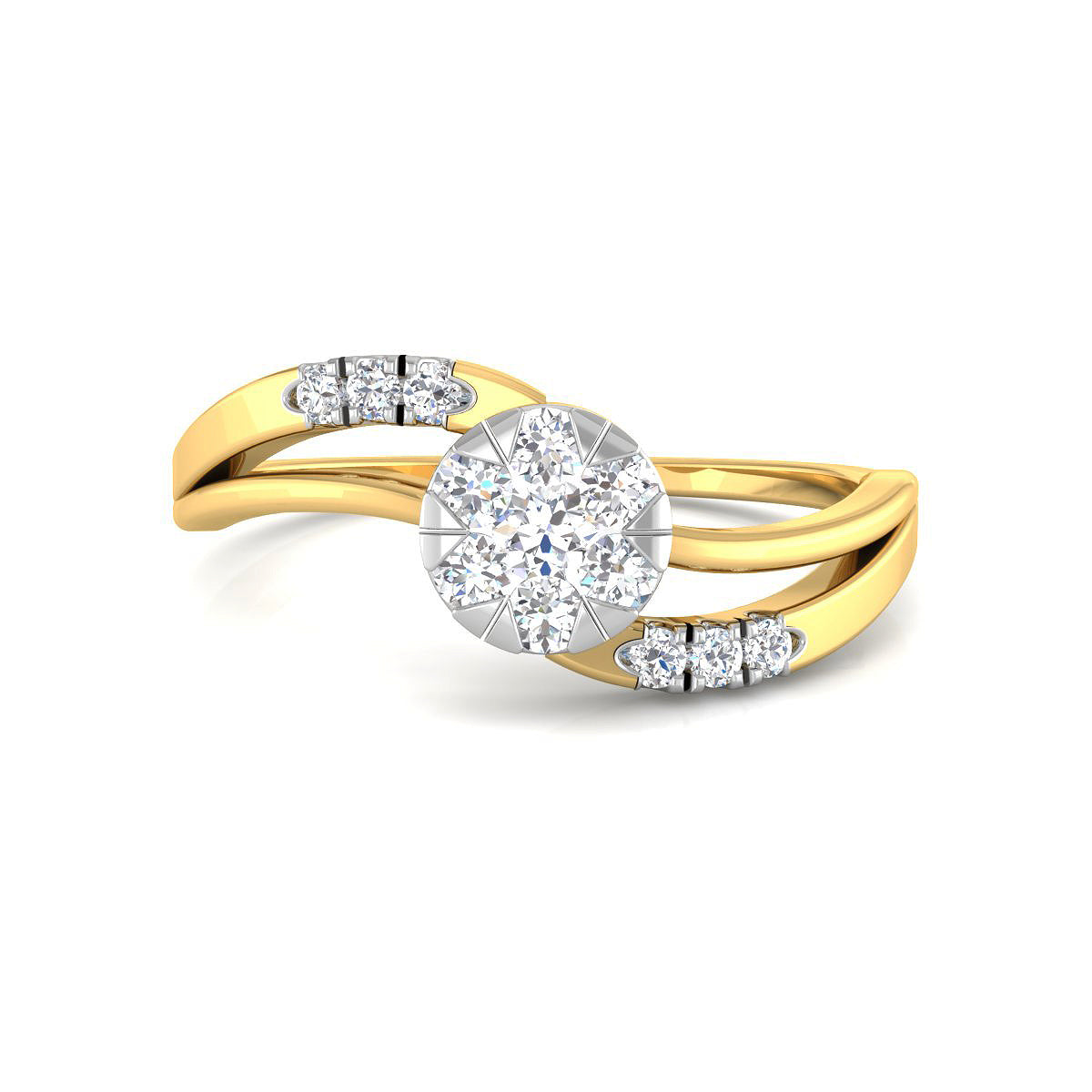 Star Top Diamond Ring