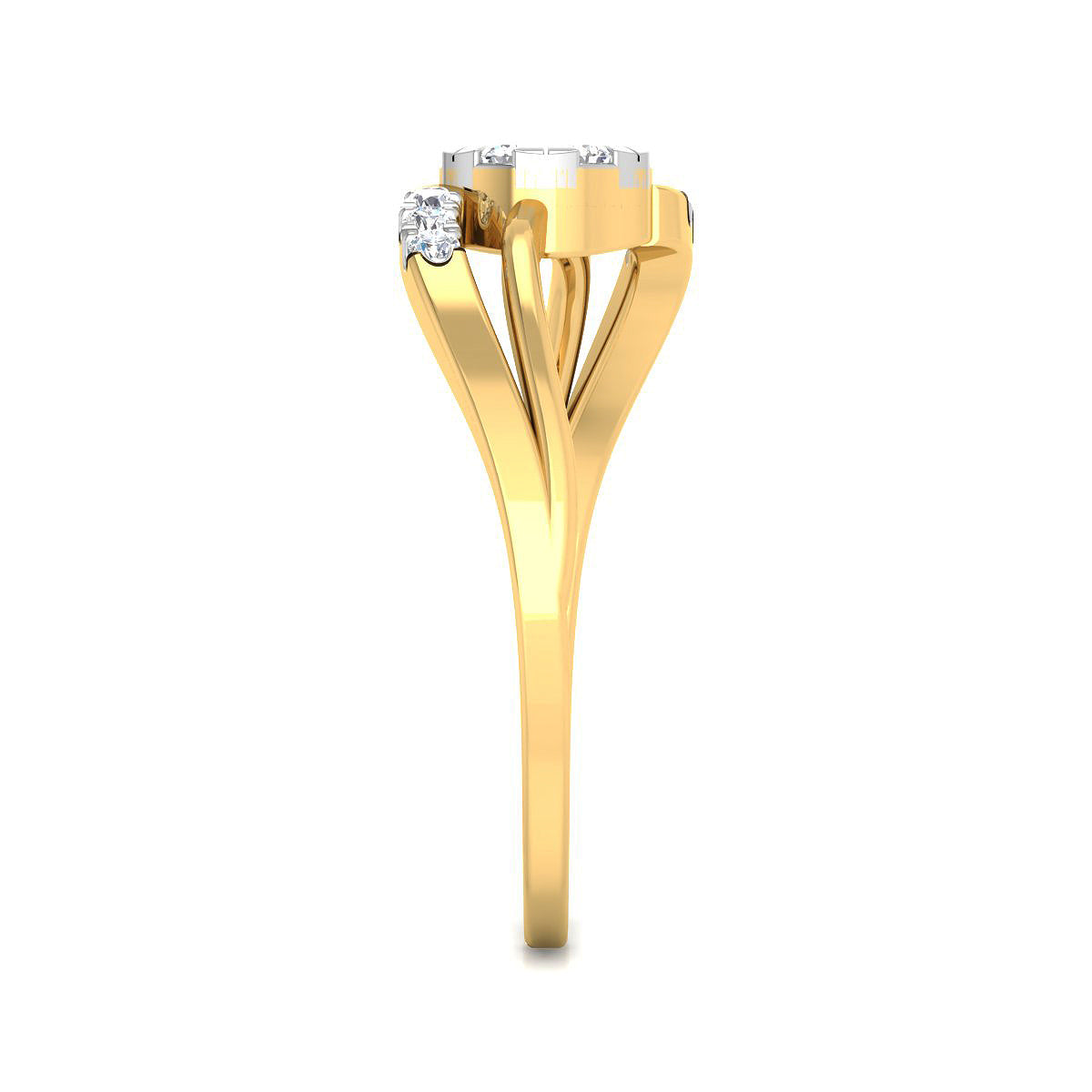 Star Top Diamond Ring