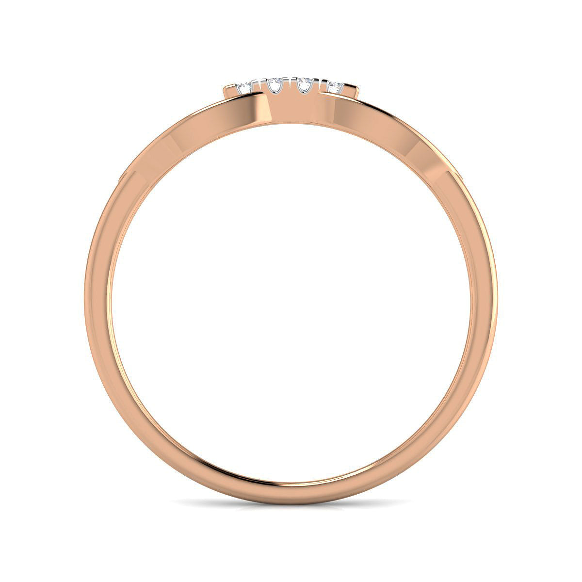 Infinity Quartet Diamond Ring