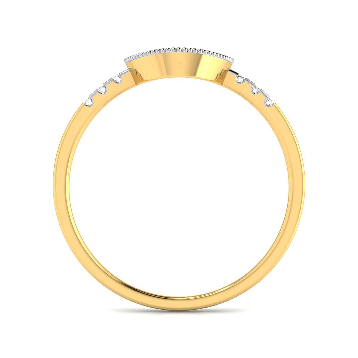 Embellished Horse Shoe Ring