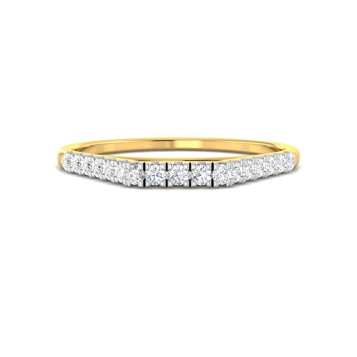 Flat Top Diamond Band