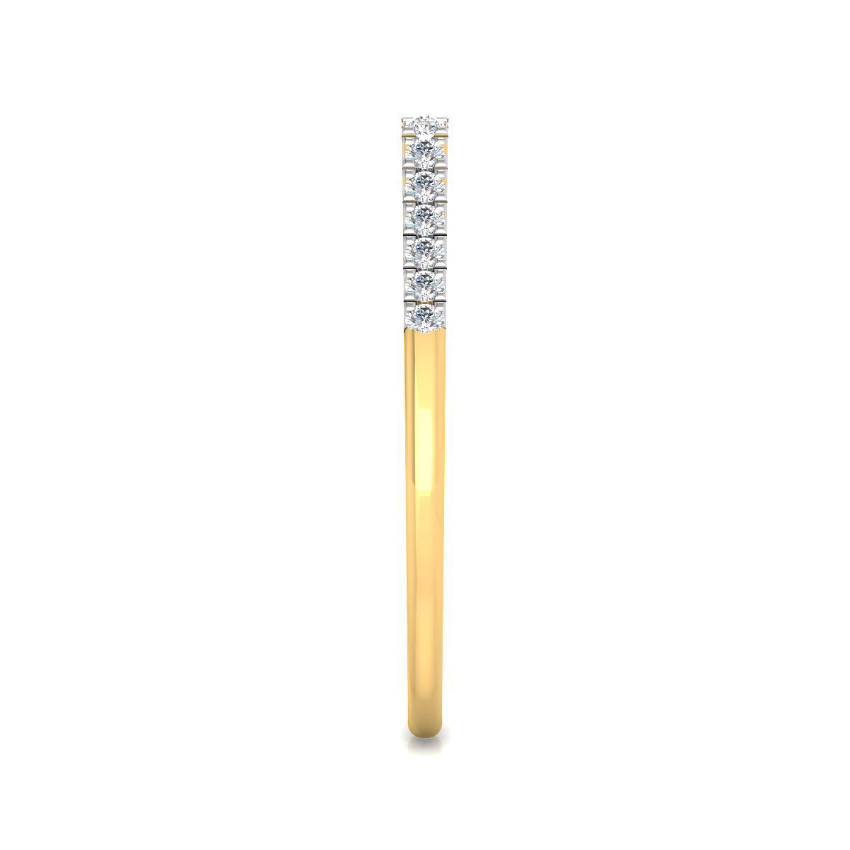 Flat Top Diamond Band