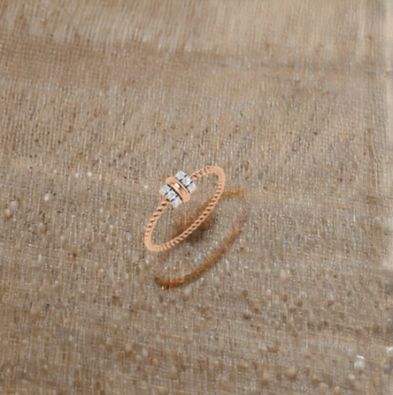 Textured Trio Stackable Ring