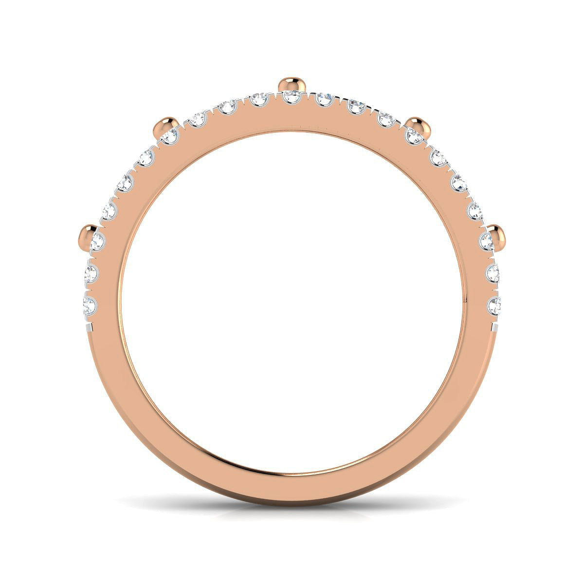 Diamond Encased Crown Ring
