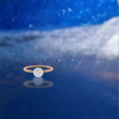 Cluster Top Coiled Ring