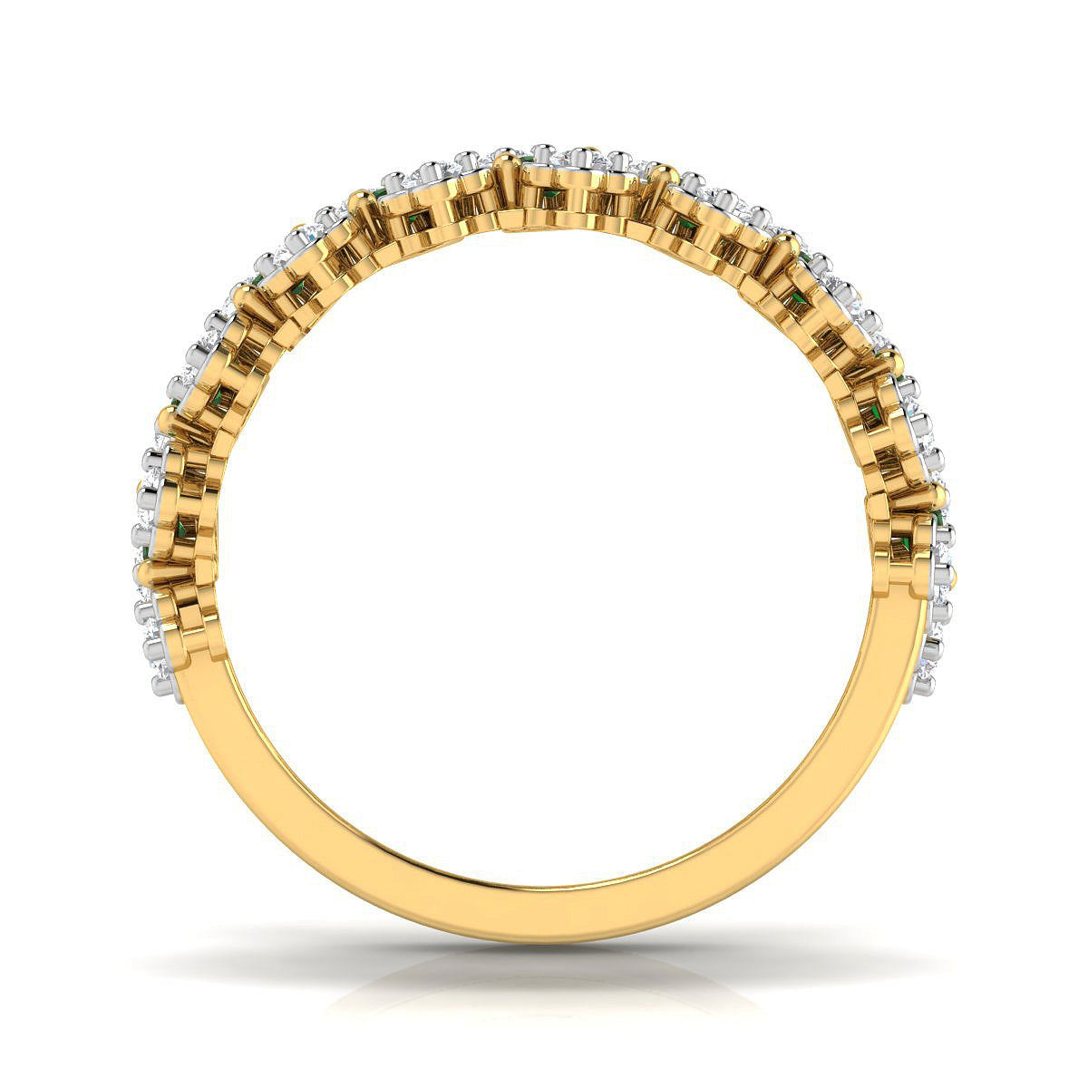 Emeral Marquise Diamond Ring