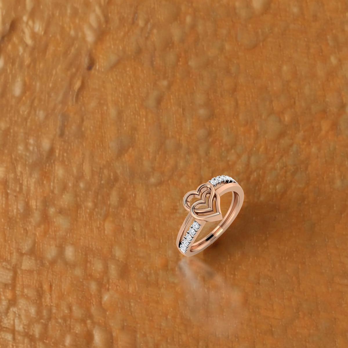Interlocked Heart Double Band
