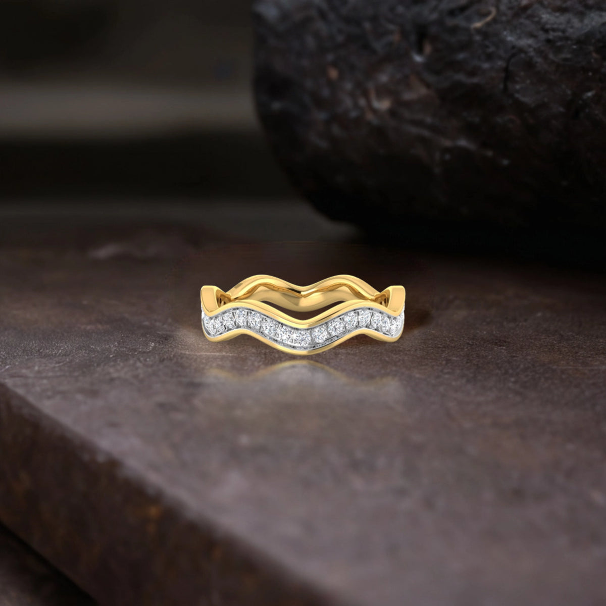 Swirl Appeal Diamond Ring