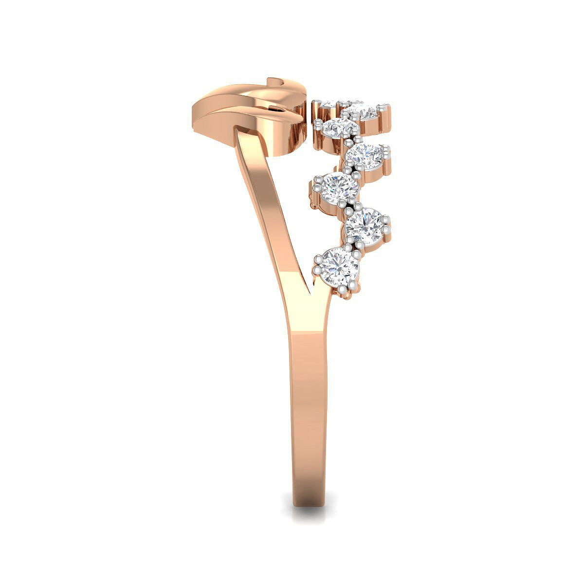 Cozy Hearts Diamond Ring
