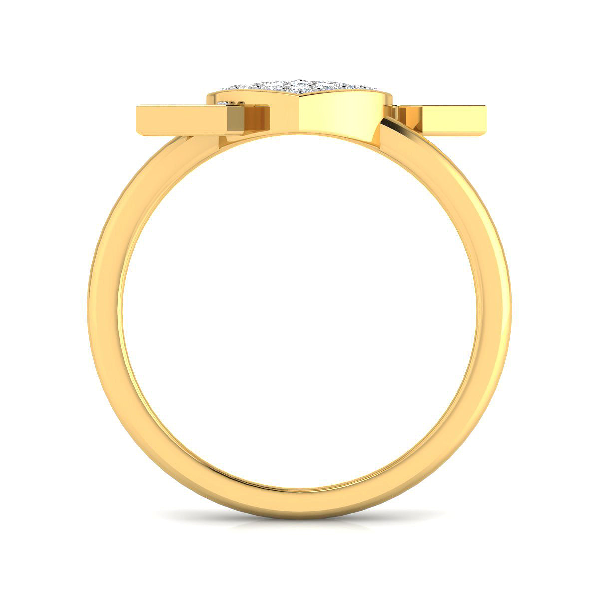 Heart and Arrow Diamond Ring
