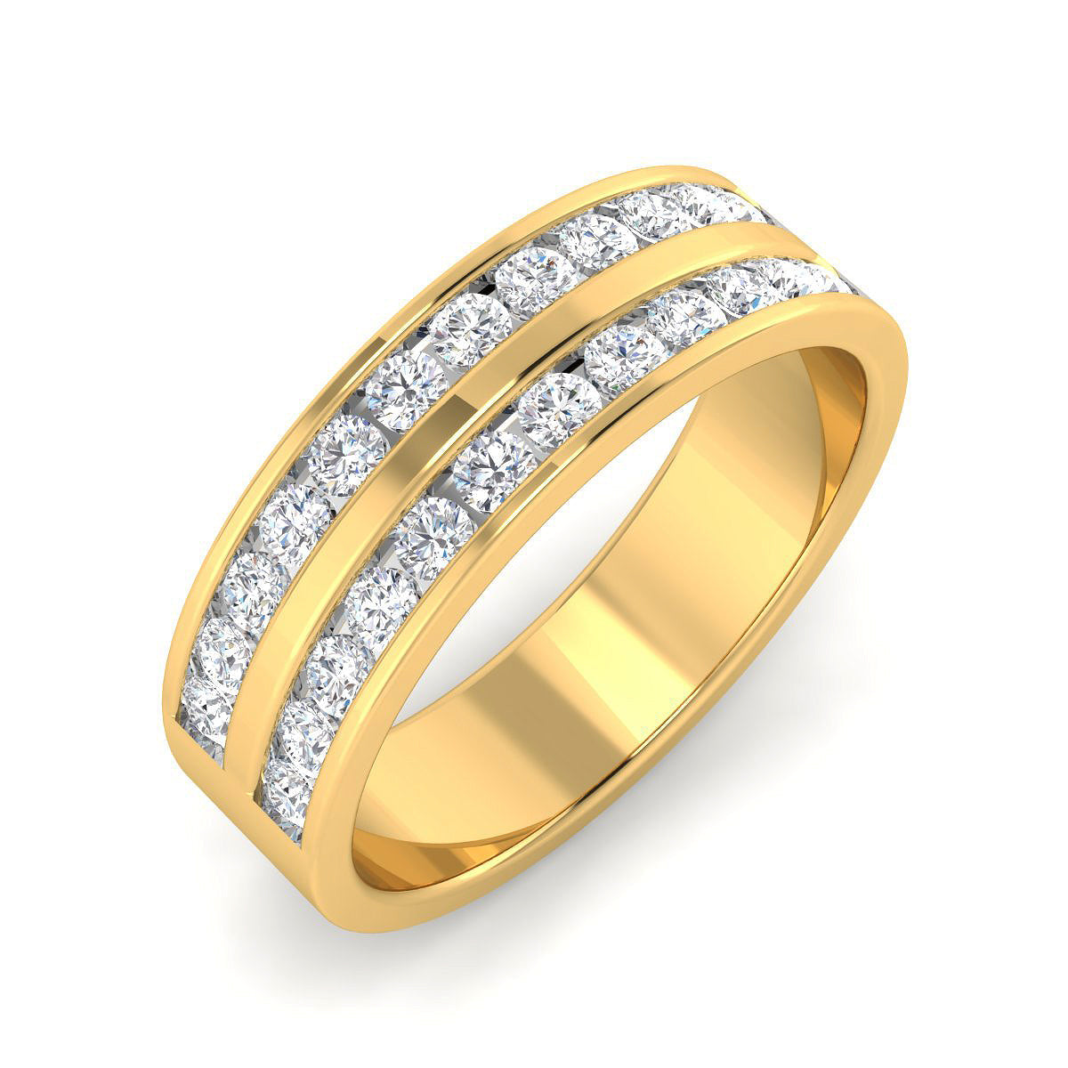 Eternal Dual Band Diamond Ring