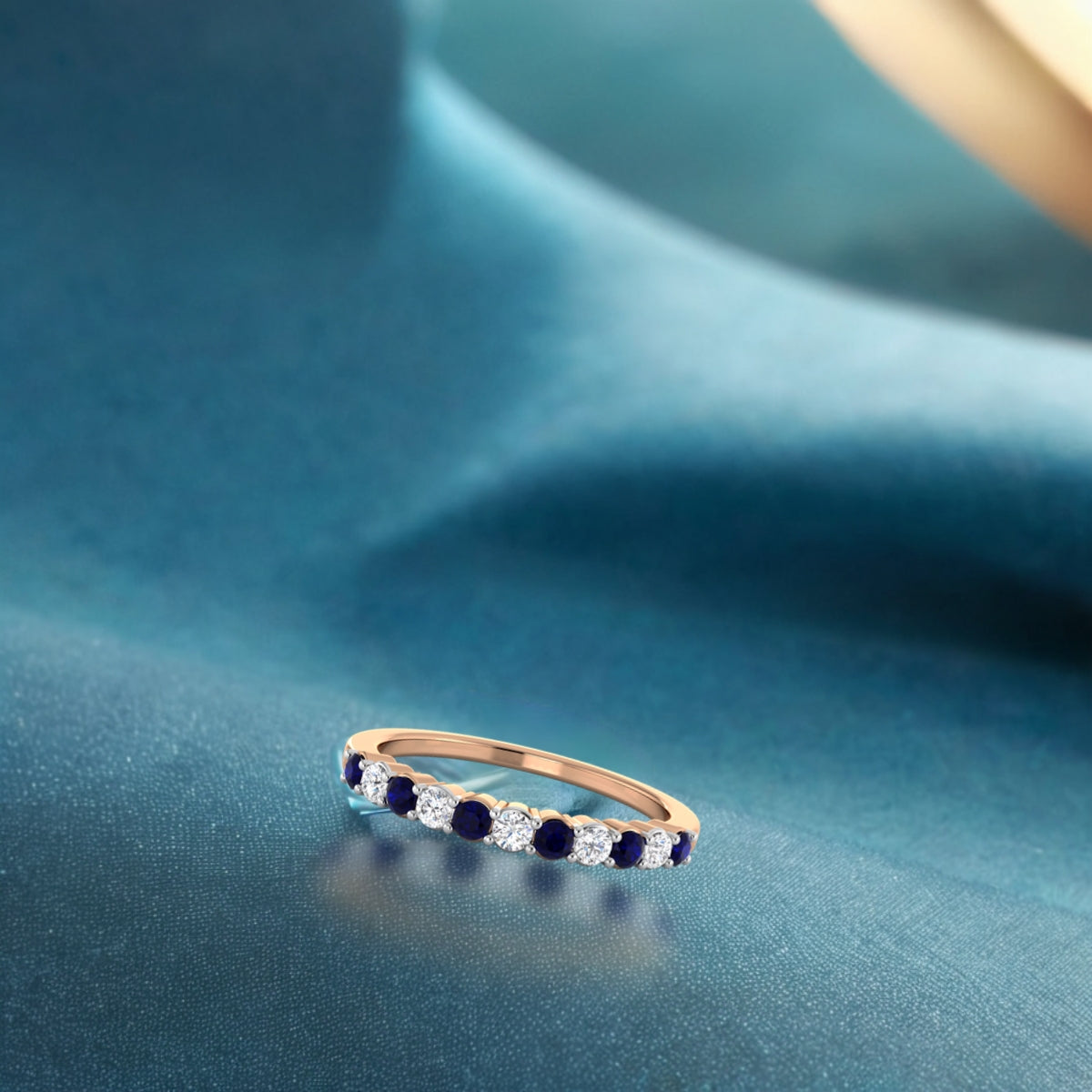Sapphire and Diamond Ring