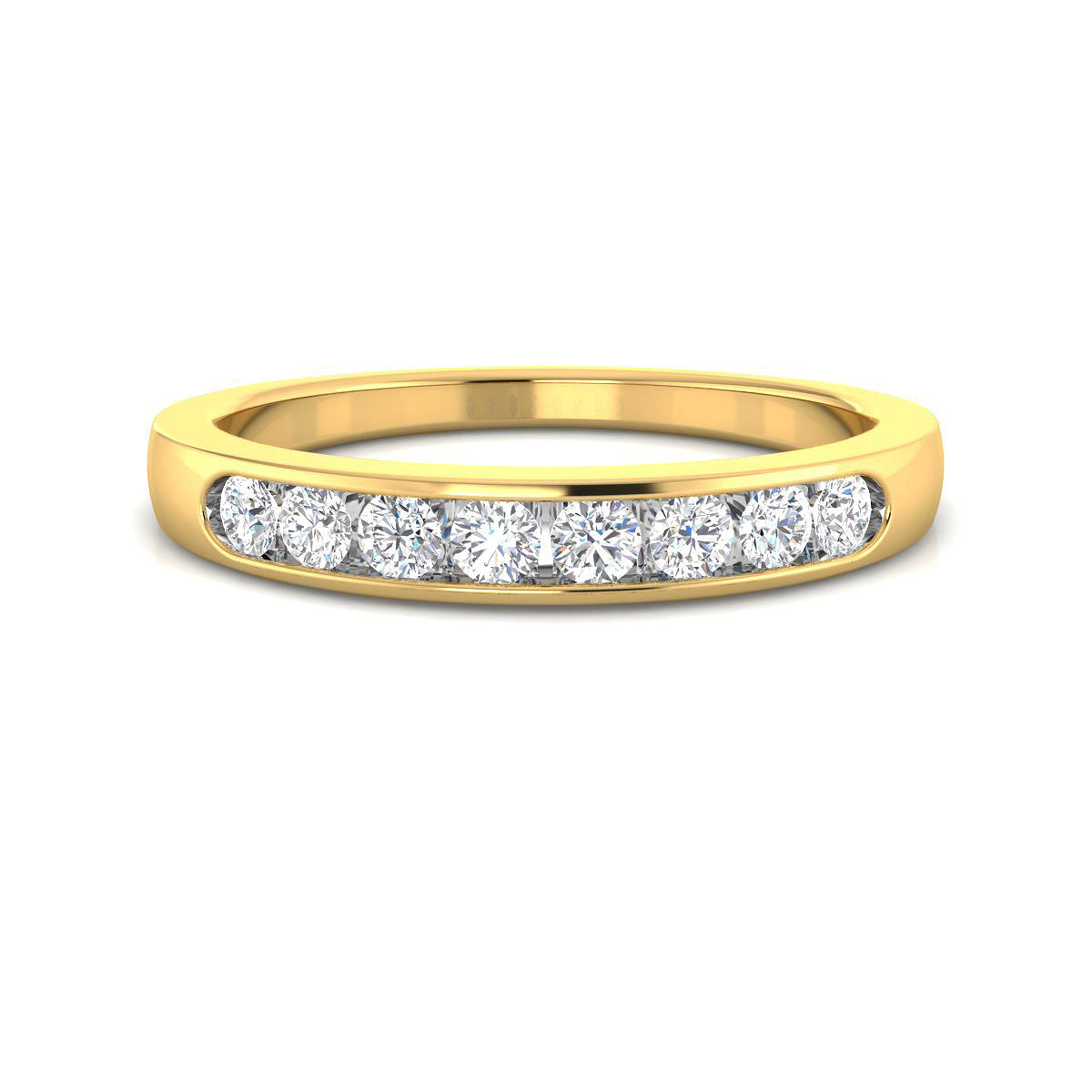 Channel Set Diamond Band