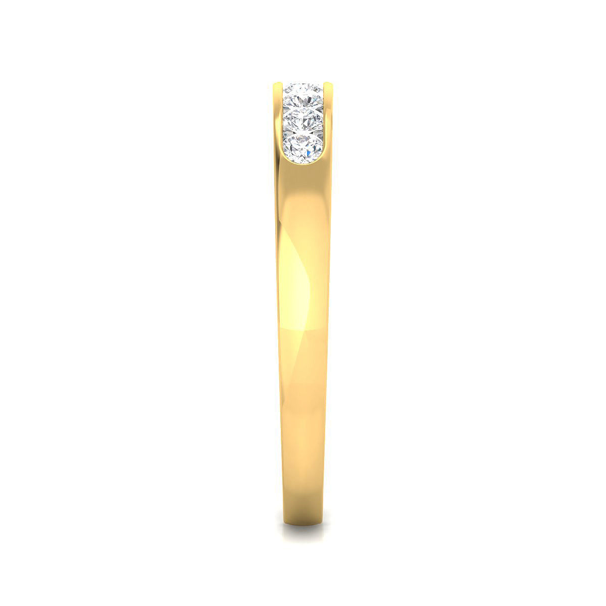 Channel Set Diamond Band