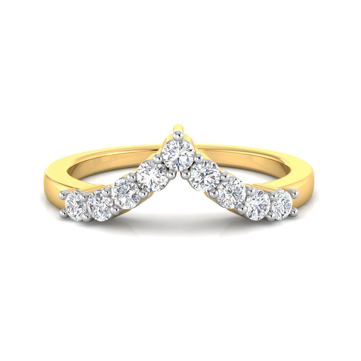 Victorian Curved Diamong Ring