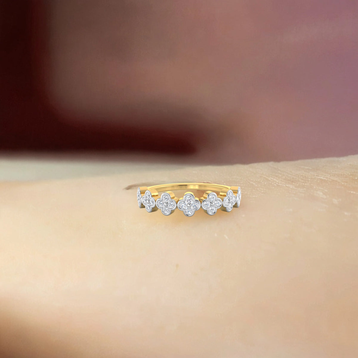 Septet Bloom Diamond Ring