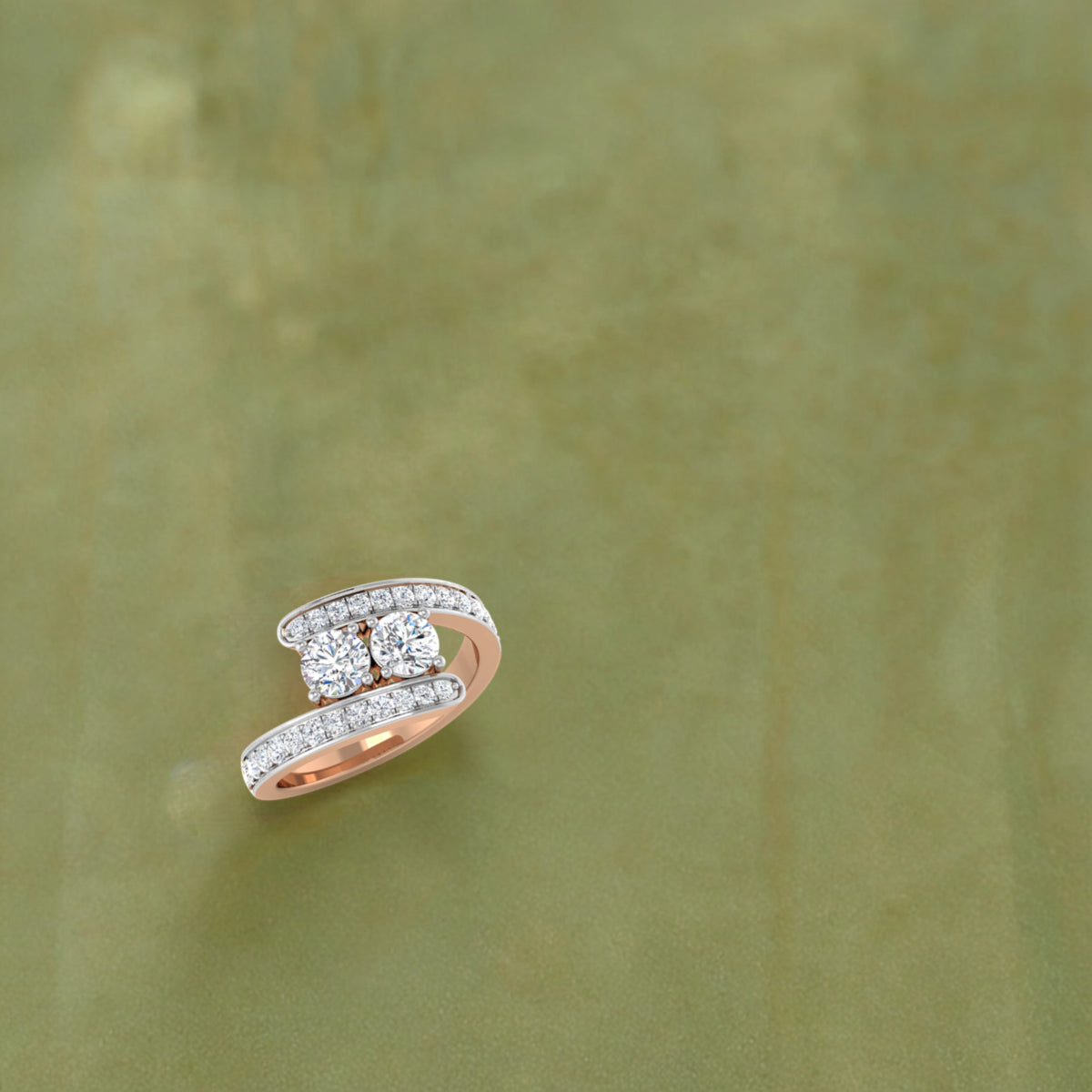 Solitaire Duo Double Band