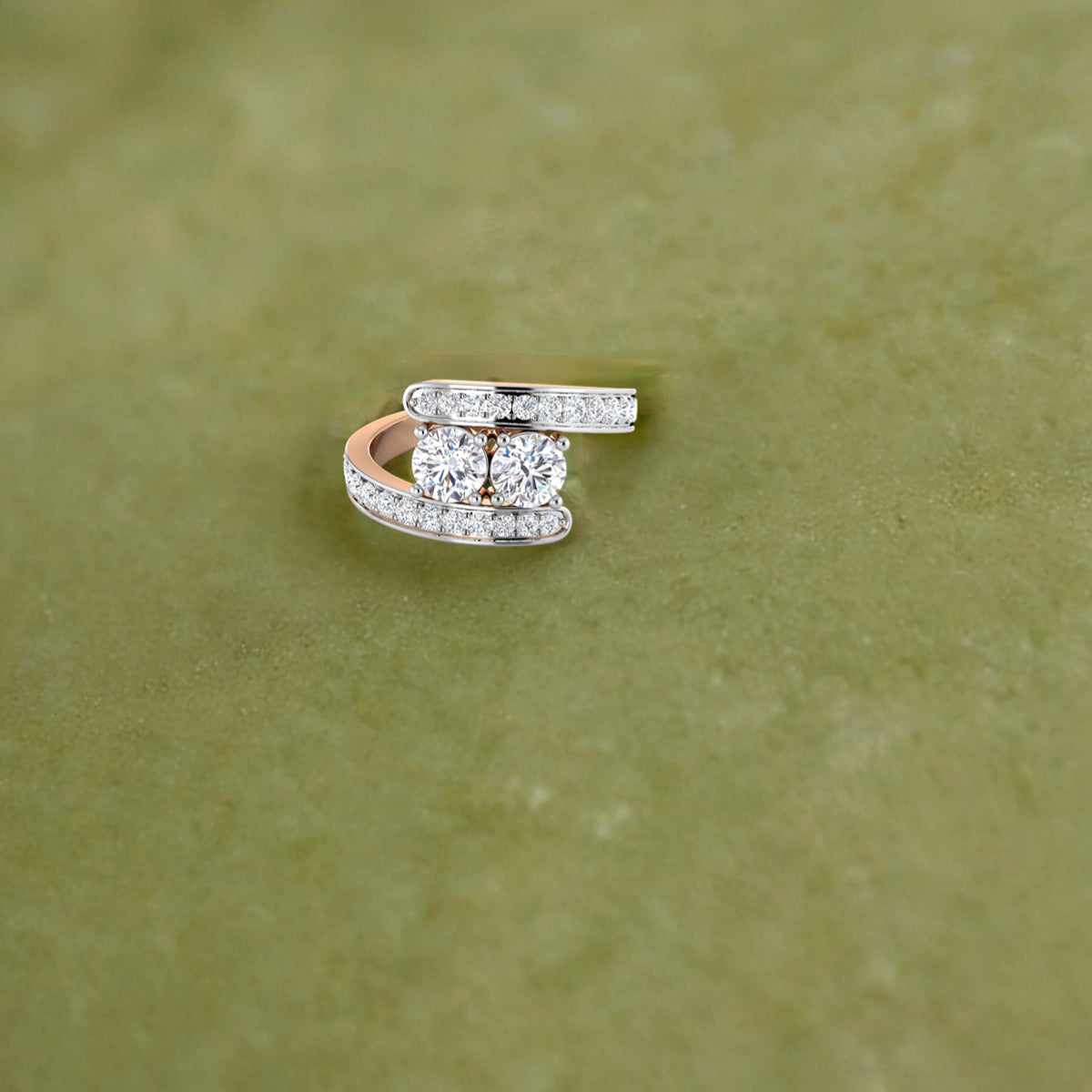 Solitaire Duo Double Band