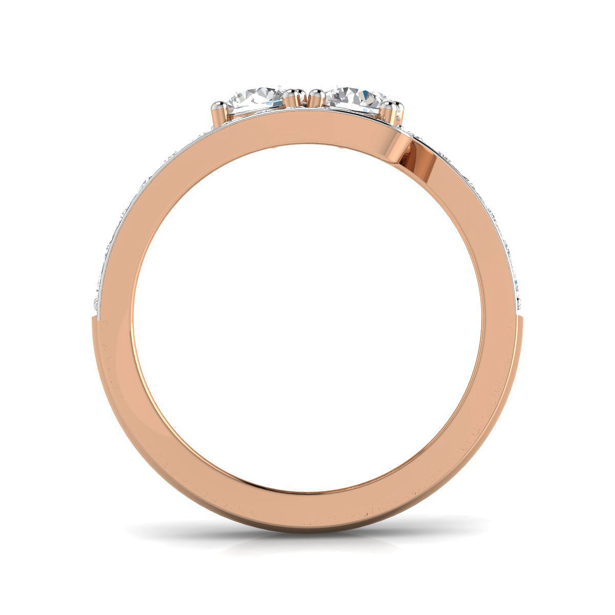 Solitaire Duo Double Band