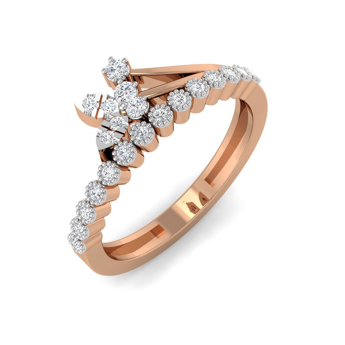 Blooming Petals Diamond Ring