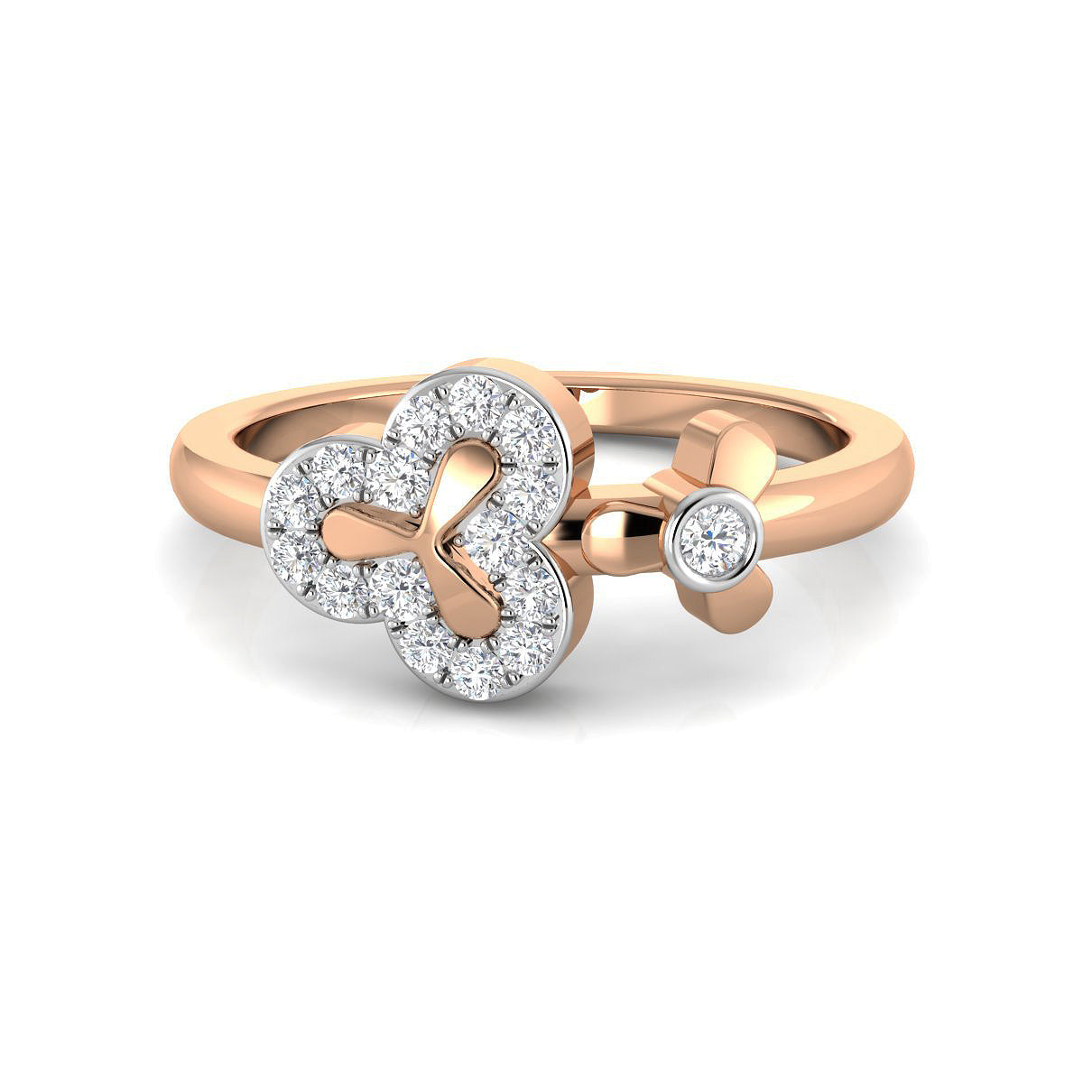 Trinity Pair Diamond Ring