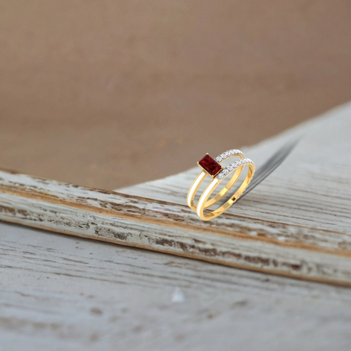 Victorian Ruby Diamond Ring
