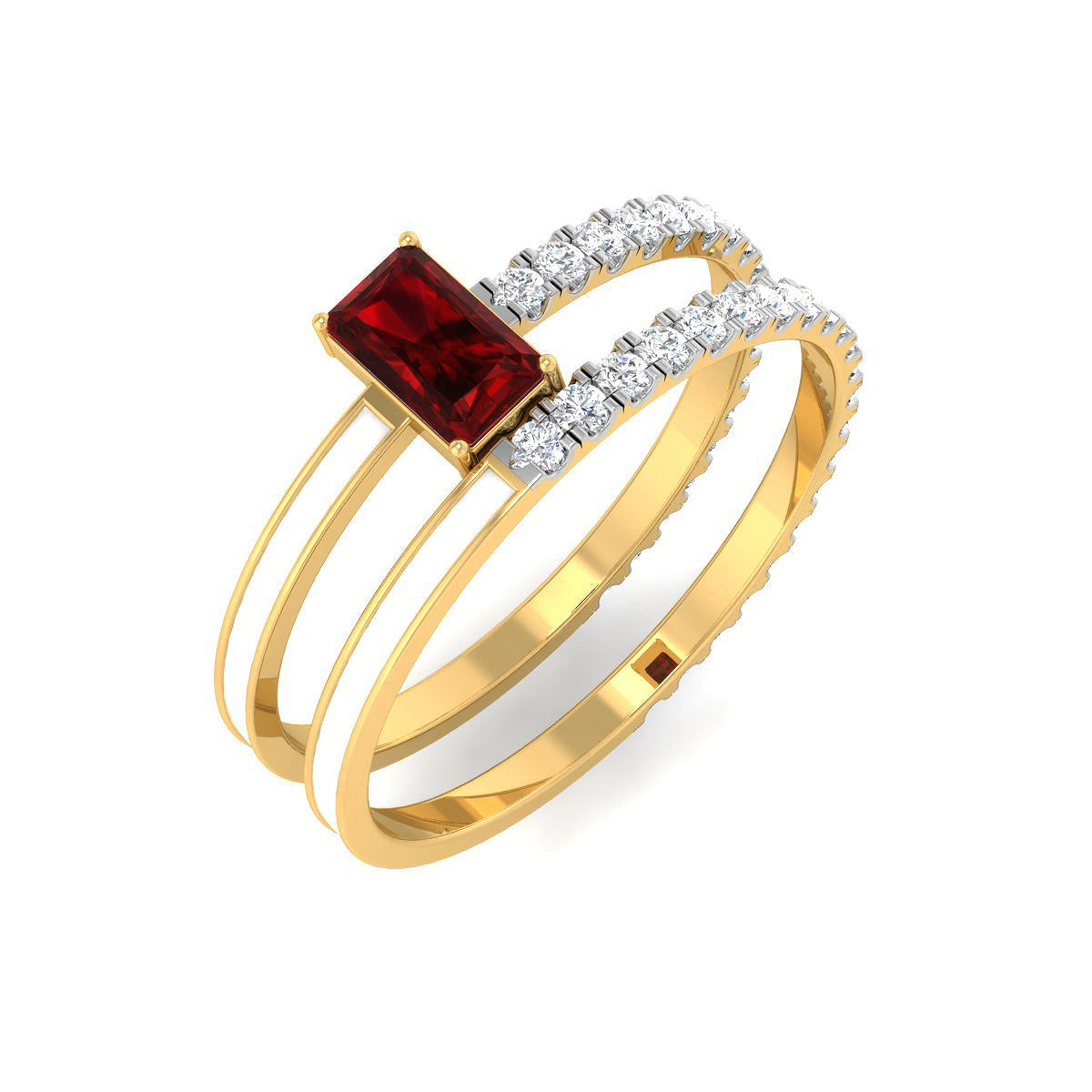 Victorian Ruby Diamond Ring