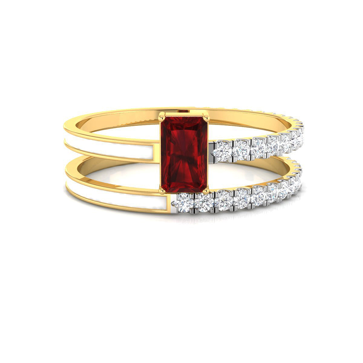Victorian Ruby Diamond Ring