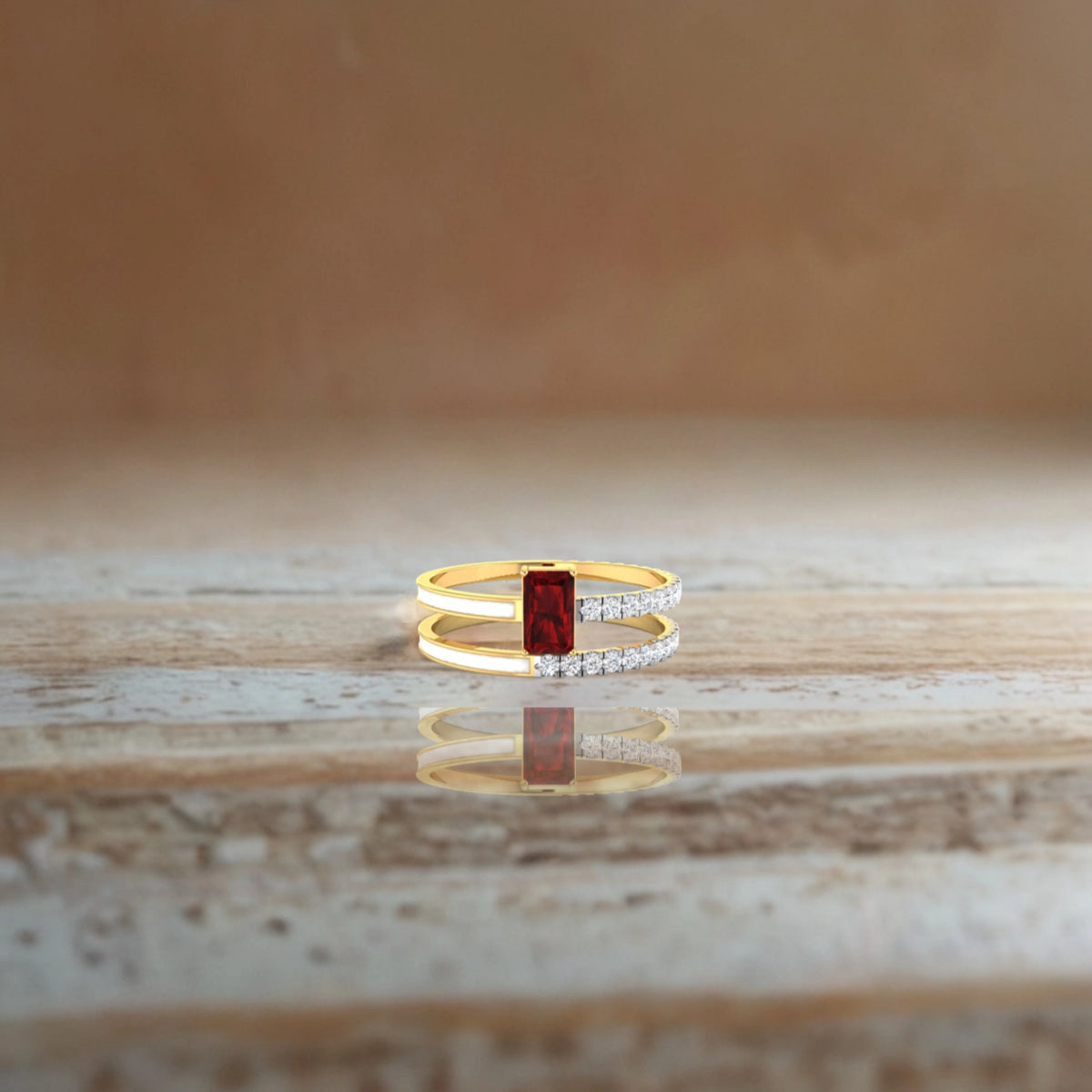 Victorian Ruby Diamond Ring