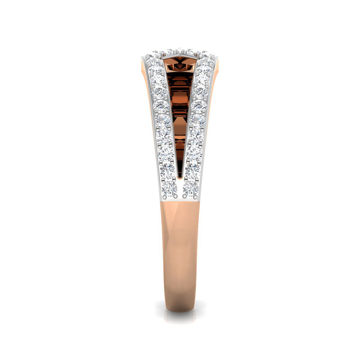 Roman Gold and Diamond Ring