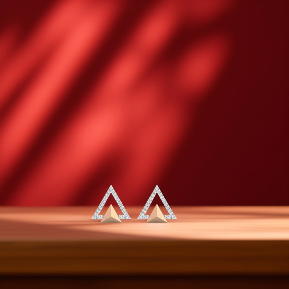 Nested Triangle Earrings