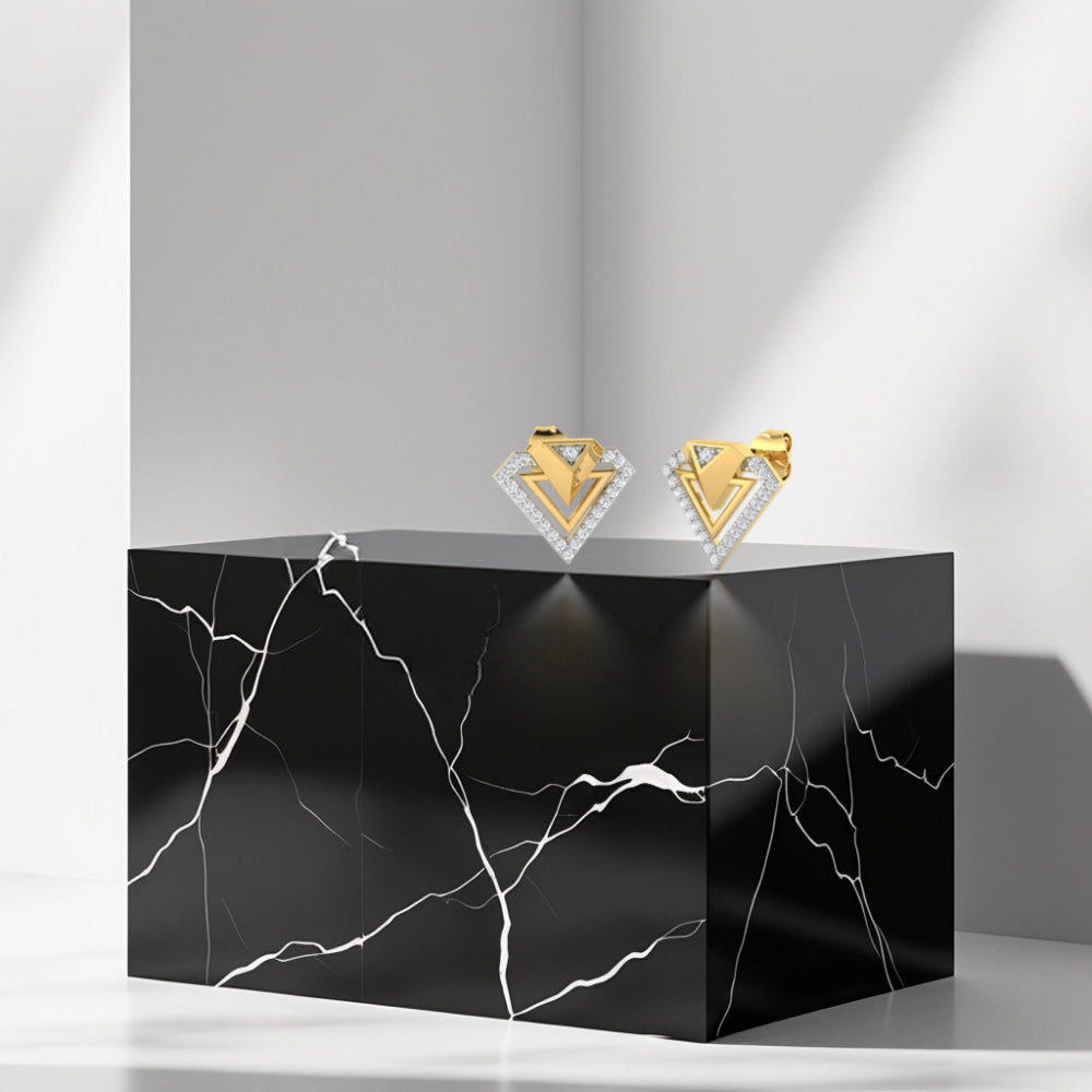 Trio Triange Earrings